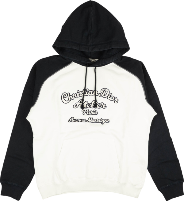 Dior Embroidered Avenue Montaigne Hoodie ‘blue’