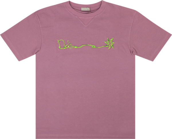 Dior X Cactus Jack Embroidered T-shirt ‘mauve’