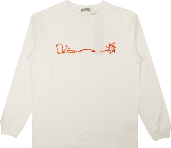 Dior X Cactus Jack Long-sleeve T-shirt ‘white’