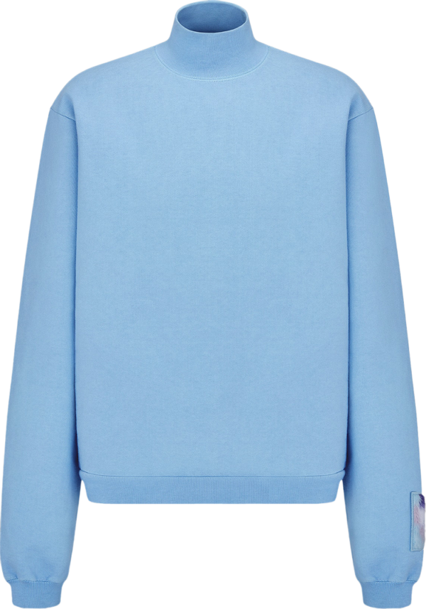 Dior X Erl Relaxed Fit Long-sleeve T-shirt ‘blue’