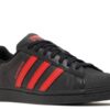 ADIDAS SUPERSTAR ‘CORE BLACK VIVID RED’