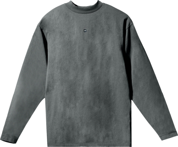Yeezy Gap Engineered By Balenciaga Logo Long-sleeve Tee ‘dark Green’