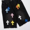 TEJANOS CORTOS CHROME HEARTS
