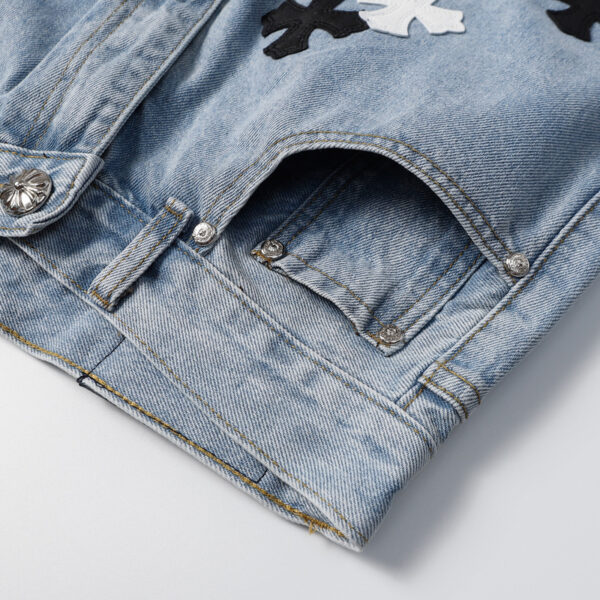 TEJANOS CORTOS CHROME HEARTS