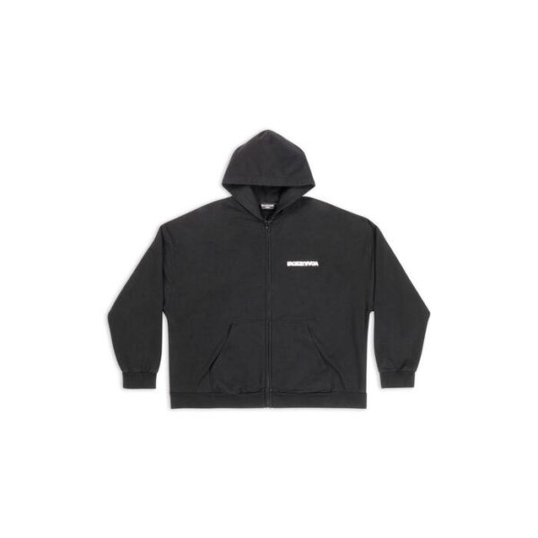 Turn Wide Fit Zip-Up Hoodie