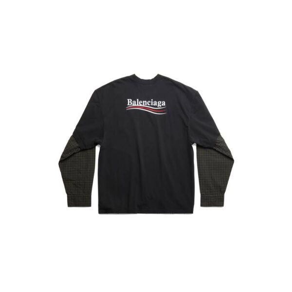 Camiseta de Manga Larga Balenciaga Oversized