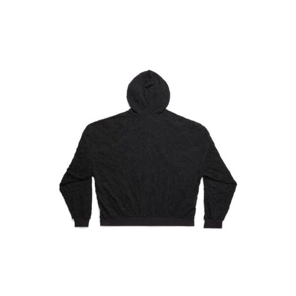 Hoodie con Cremallera Mesh Oversized