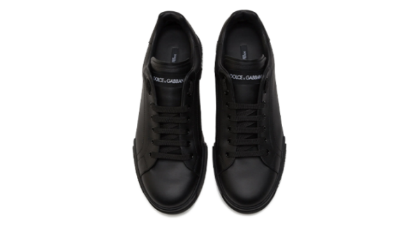 Calfskin nappa Portofino sneakers Black