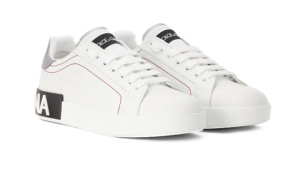 Calfskin nappa Portofino sneakers White