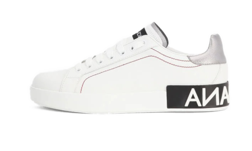 Calfskin nappa Portofino sneakers White