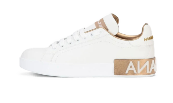 Calfskin Portofino sneakers White Gold