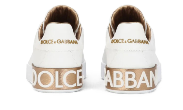 Calfskin Portofino sneakers White Gold