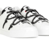 Portofino sneakers in calfskin and patent leather White