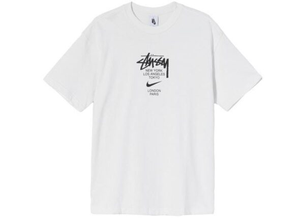 Camiseta STÜSSY x NIKE Blanca