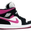 Air Jordan 1 Mid Black Cactus Flower