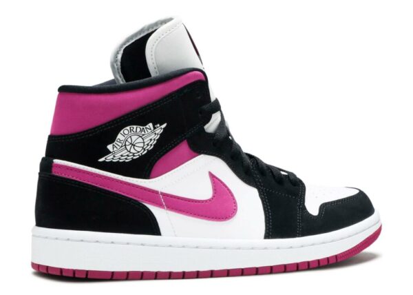 Air Jordan 1 Mid Black Cactus Flower