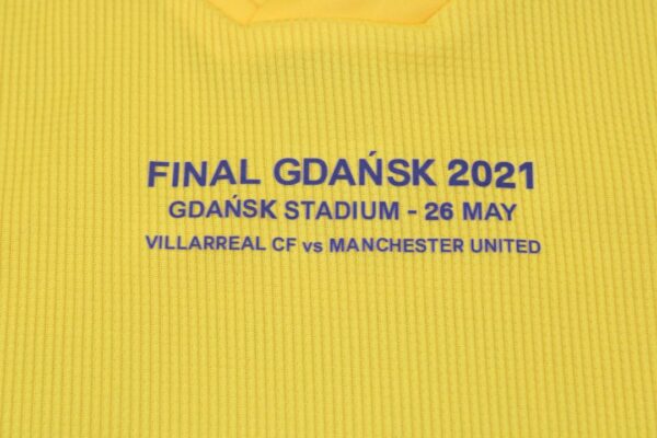 Camiseta Villarreal final Europa League 20/21