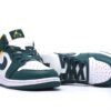 Air Jordan 1 Mid White Orange Green