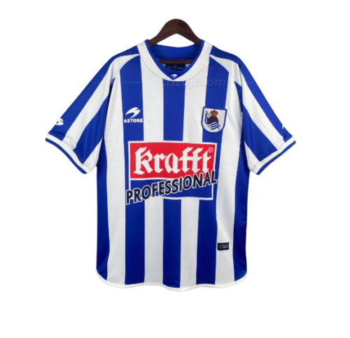 Camiseta Retro Real Sociedad 02/03 1ª equipación