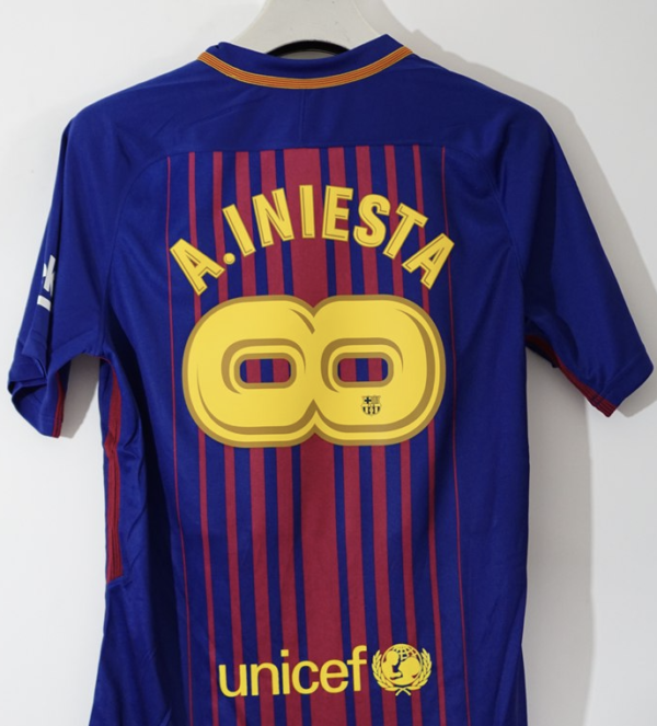 Camiseta FC Barcelona Edición Iniesta Infinito