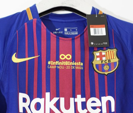 Camiseta FC Barcelona Edición Iniesta Infinito