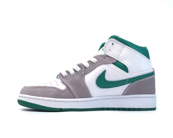 Air Jordan 1 Mid Grey Green