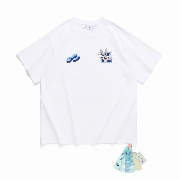 Camiseta Off-White Oversize x Bugs Bunny Blanca