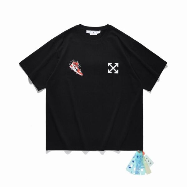 Camiseta Off-White Oversize Negro