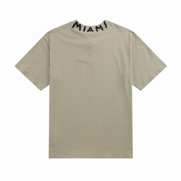Camiseta Palm Angels Verde Cuello