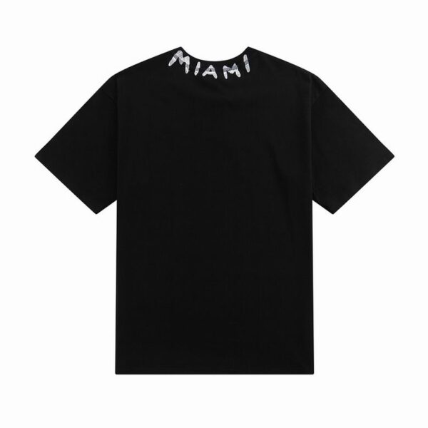 Camiseta Palm Angels Negra Cuello