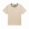 Camiseta Palm Angels Beige Cuello