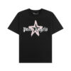 Camiseta Palm Angels Graffiti Star Negra y Rosa