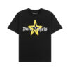 Camiseta Palm Angels Graffiti Star Negra y Amarillo