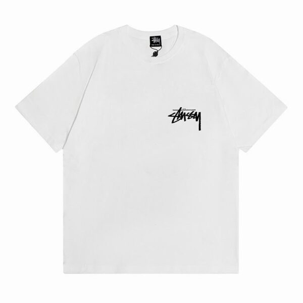 Camiseta STÜSSY Blanca Billar
