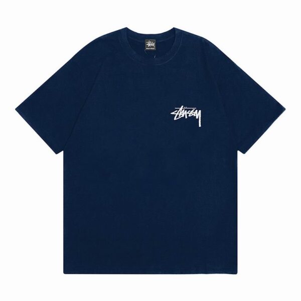 Camiseta STÜSSY Azul Marino Billar