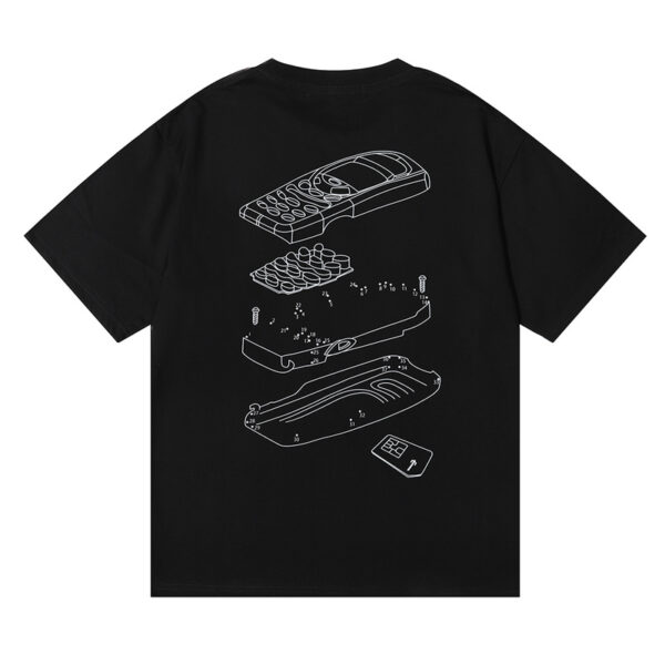 Camiseta Trapstar Negra Phone