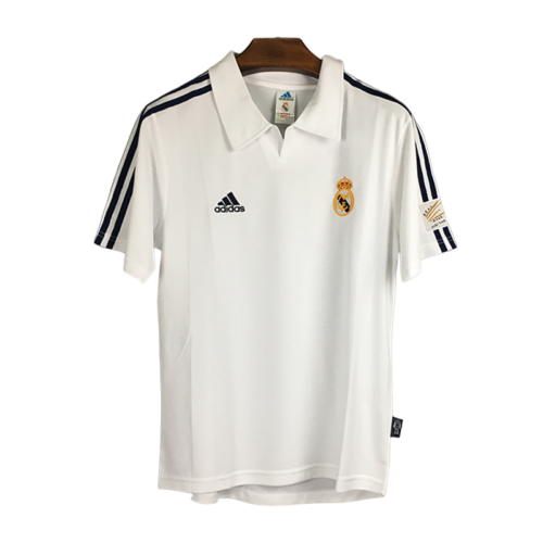 Camiseta Retro Real Madrid 2002 1ª Equipación