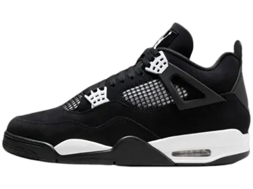 Jordan retro 4 blancas y negras
