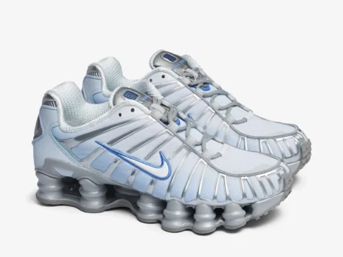 Nike shox Tl Plateadas y Azules