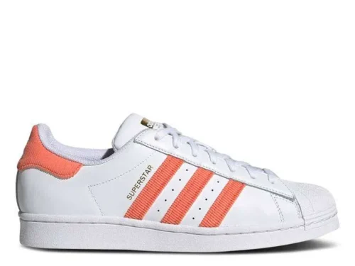ADIDAS SUPERSTAR ‘WHITE TRUE ORANGE’