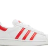 ADIDAS SUPERSTAR ‘WHITE VIVID RED’