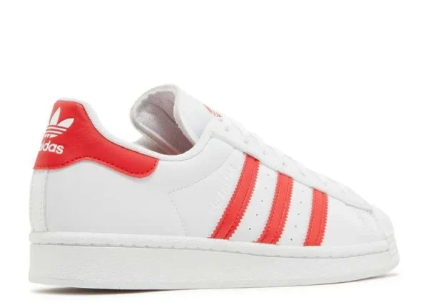 ADIDAS SUPERSTAR ‘WHITE VIVID RED’