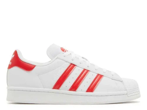 ADIDAS SUPERSTAR ‘WHITE VIVID RED’