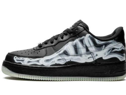 AF1 Low Black Skeleton