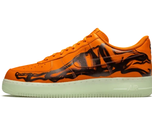 AF1 Orange Skeleton