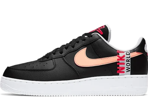 AF1 Pack Black Flash Crimson
