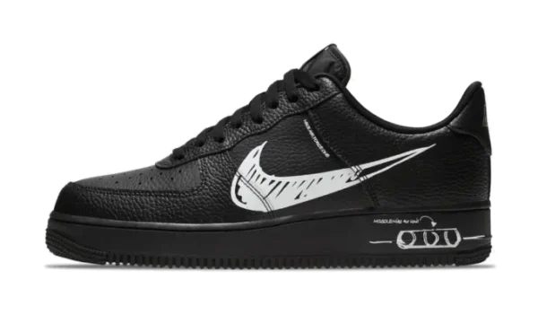 AF1 Sketch Black