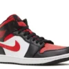 AIR JORDAN 1 MID ‘BLACK FIRE RED’