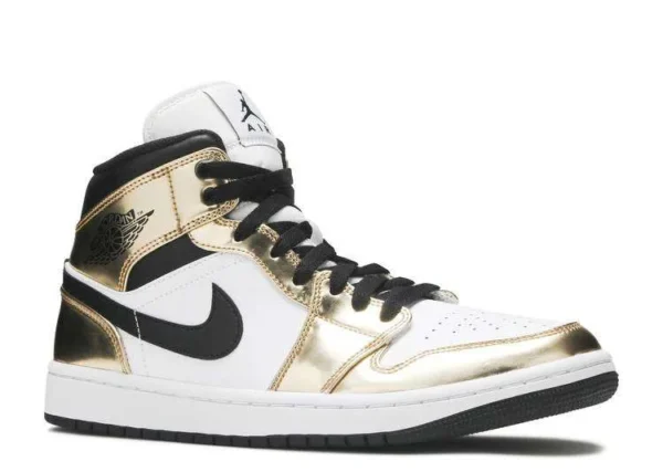 AIR JORDAN 1 MID ‘METALLIC GOLD’
