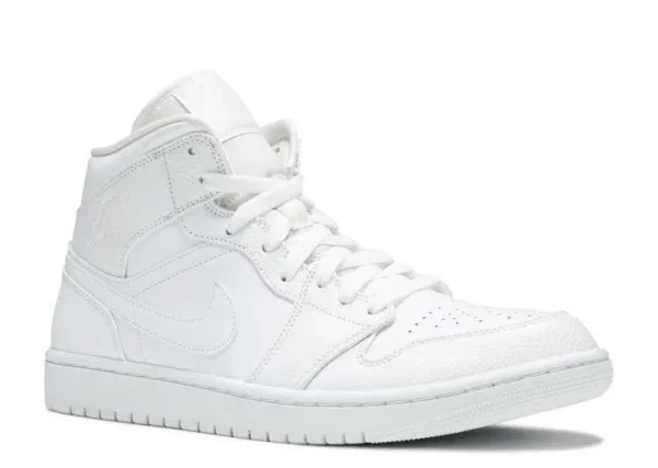 AIR JORDAN 1 MID ‘TRIPLE WHITE’